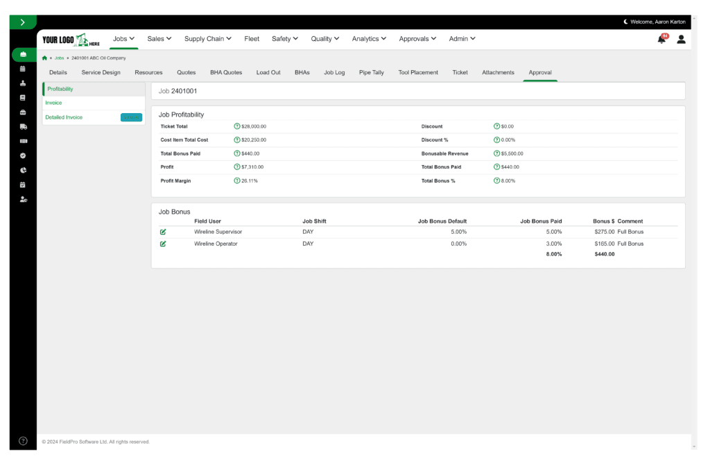 Features - FieldPro Software